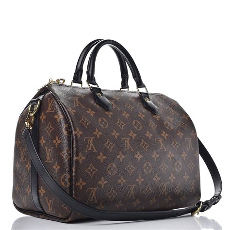 louis vuitton monogram empreinte speedy bandouliere 30 black